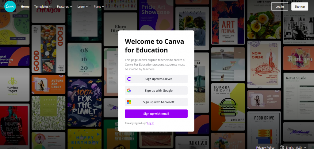 canva for education